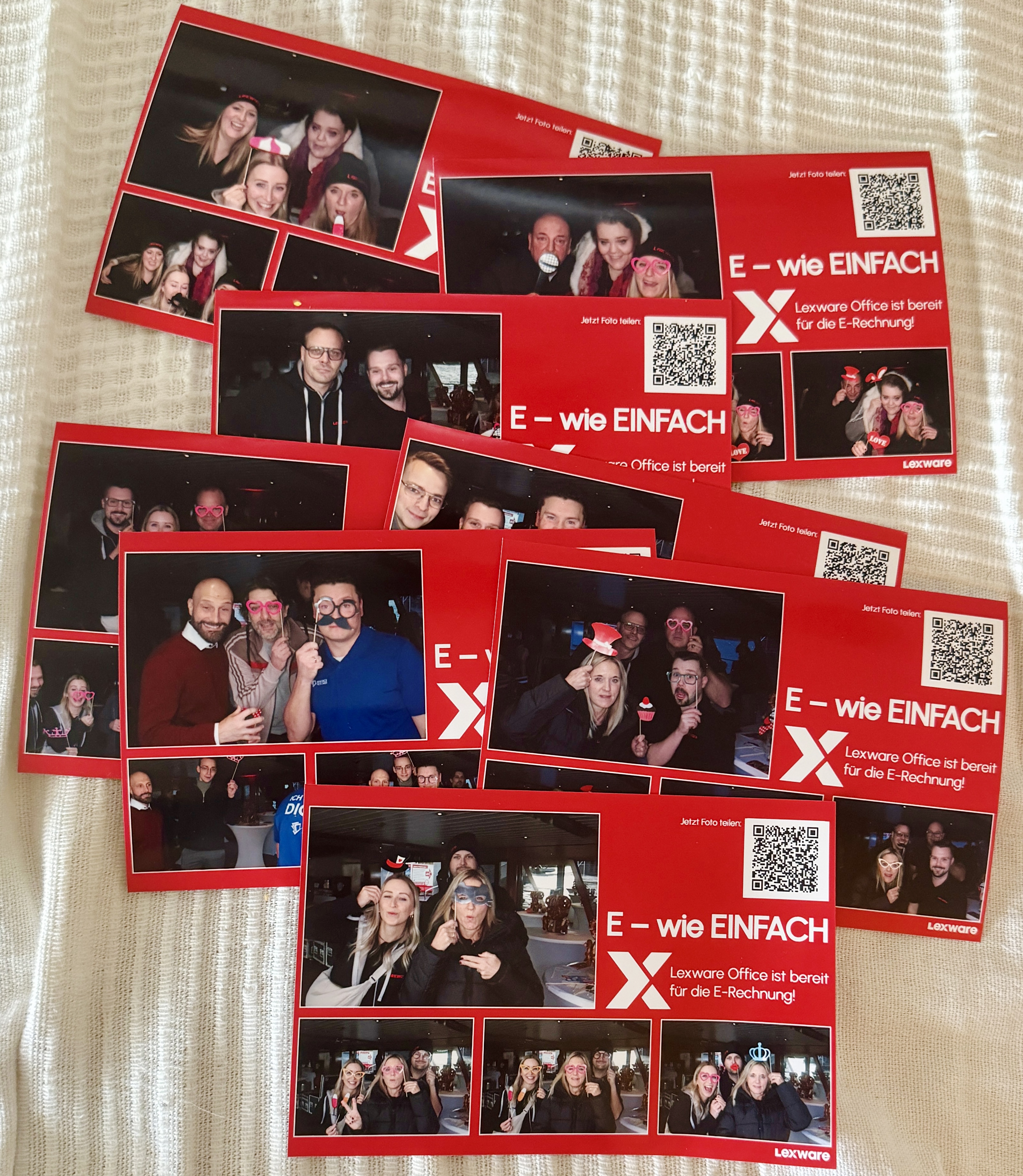 Fotobox-Ernte